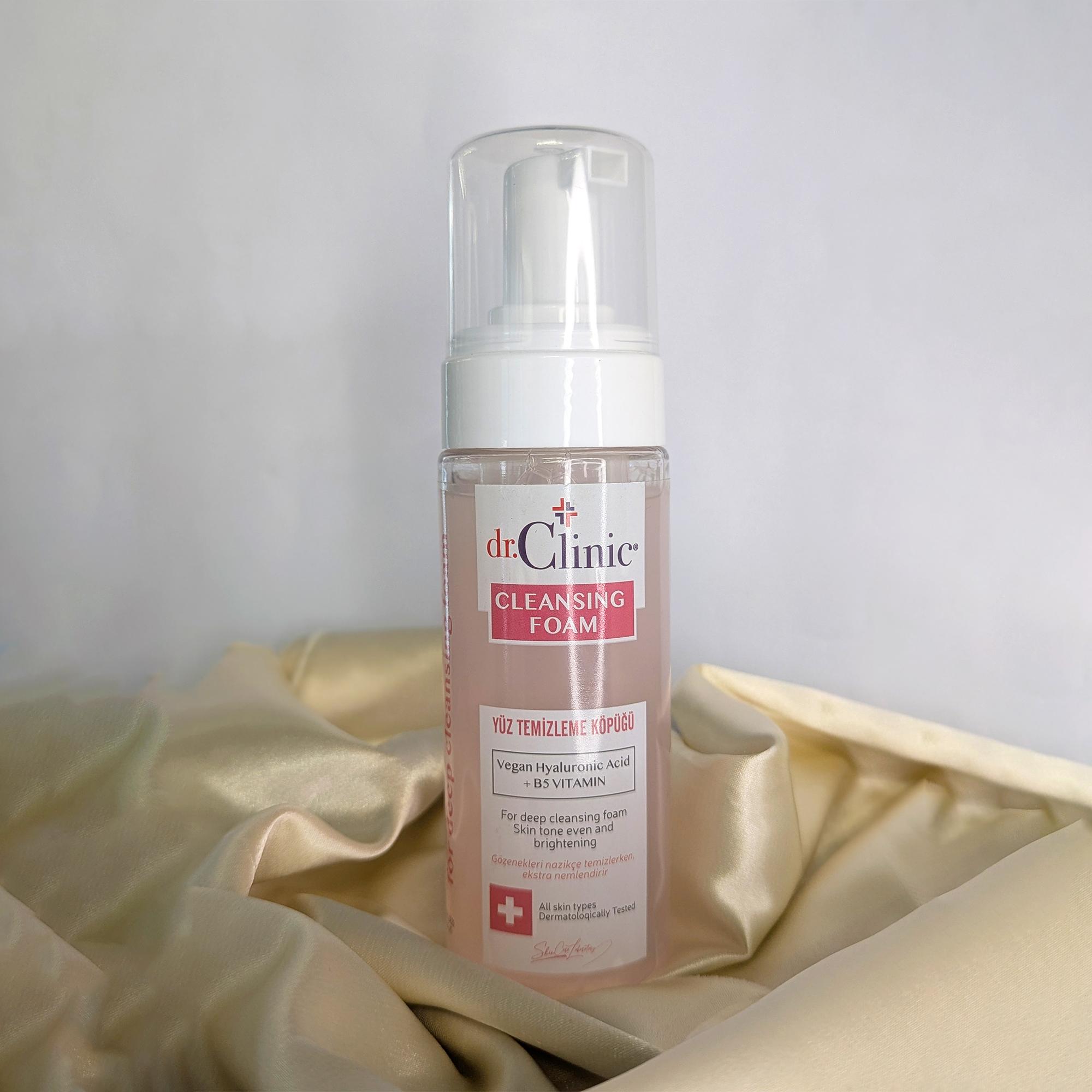 Dr.-Clinic-Cleansing-Foam-1.jpg Dr. Clinic Vegan Hyaluronic Acid Deep Cleansing Foam-160ml - Image 1
