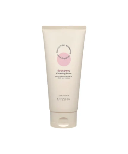 Missha Creamy Latte Strawberry Cleansing Foam 172ml