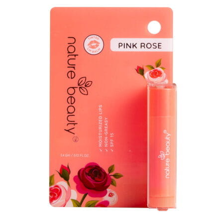 Nature Beauty Pink Rose Lip Balm 3.4gm